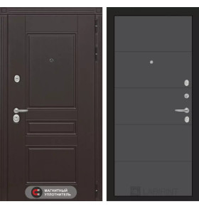 Входная дверь Мегаполис 13 - Графит софт