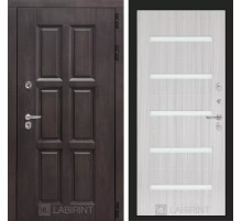 Входная дверь Лондон 01 - Сандал белый, стекло белое