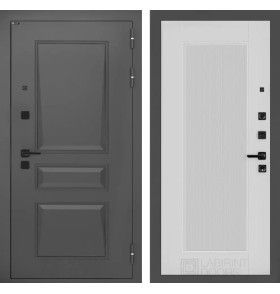 Входная дверь Орлеан 30 - Белый рельеф софт