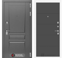 Входная дверь Платинум 13 - Графит софт