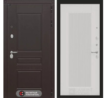 Входная дверь Мегаполис 30 - Белый рельеф софт