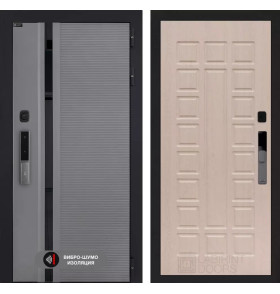 Входная дверь Пиано Смарт 2.0 панель 04 - Беленый дуб