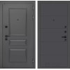 Входная дверь Орлеан 13 - Графит софт | Металлическая отделка методом давления на полотне