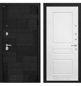 Входная дверь PAZL 03 - Белый софт