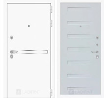 Входная дверь Лайн WHITE 14 - Дуб кантри белый горизонтальный