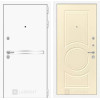 Входная дверь Лайн WHITE 23 - Шампань софт | Металл с покрытием 