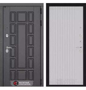 Входная дверь Нью-Йорк 29 - Белый рельеф софт