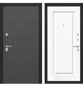Входная дверь ART 27 - Эмаль RAL 9003