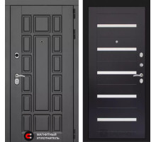 Входная дверь Нью-Йорк 01 - Венге, стекло белое