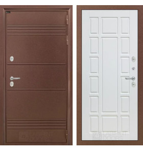 Входная дверь Термо Лайт 12 - Белое дерево