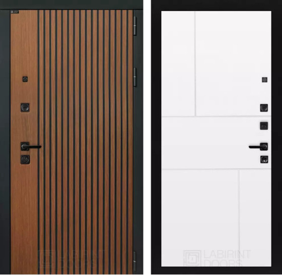 Входная дверь STORM 21 - Белый софт | Декоративная МДФ панель 10 мм в цвете 