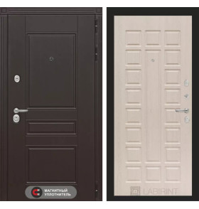 Входная дверь Мегаполис 04 - Беленый дуб