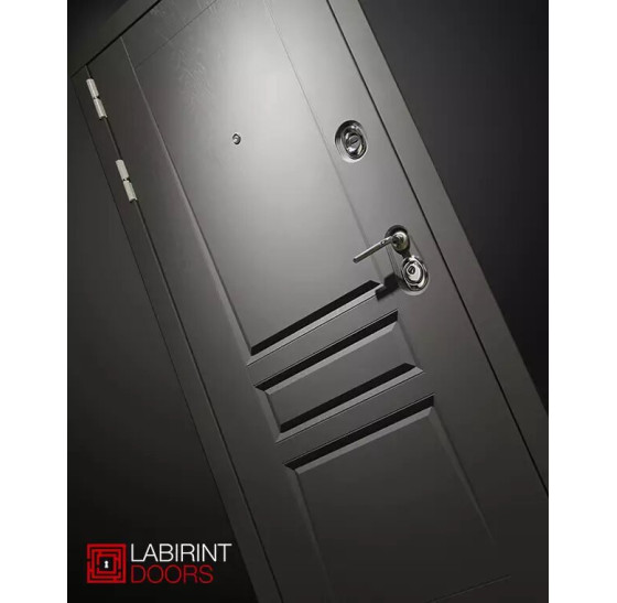 Входная дверь Платинум 29 - Дуб кантри темный | Декоративная MDF панель 16 мм с наличником, цвет 