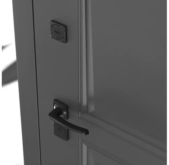 Входная дверь Орлеан 01 - Венге, стекло белое | Металлическая отделка методом давления на полотне