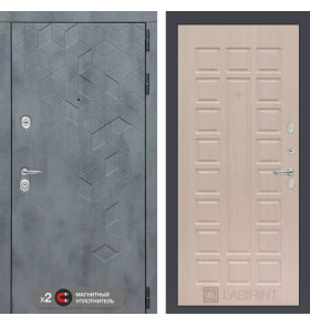 Входная дверь Бетон 04 - Беленый дуб