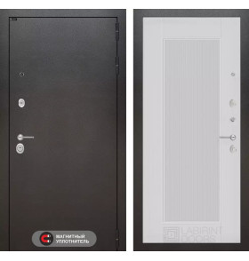 Входная дверь SILVER 30 - Белый рельеф софт