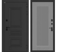 Входная дверь Аляска Лайт 30 - Серый рельеф софт