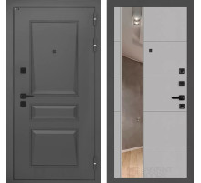 Входная дверь Орлеан с Зеркалом 19 - Грей софт