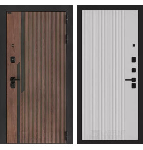 Входная дверь KARMINA 29 - Белый рельеф софт