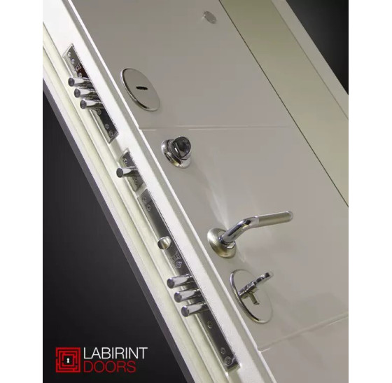 Входная дверь Платинум 03 - Орех премиум | Декоративная MDF панель 16 мм с наличником, цвет 