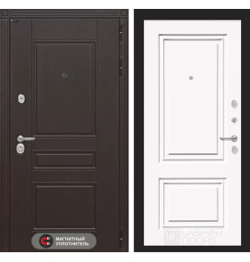 Входная дверь Мегаполис 26 - Эмаль RAL 9003