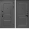 Входная дверь Орлеан 11 - Графит софт | Металлическая отделка методом давления на полотне