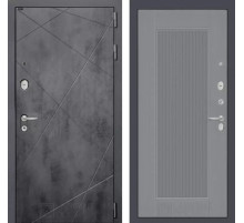 Входная дверь LOFT 30 - Серый рельеф софт