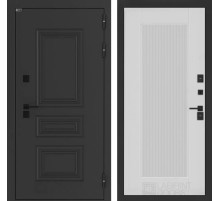 Входная дверь Аляска Лайт 30 - Белый рельеф софт