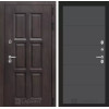 Входная дверь Лондон 13 - Графит софт | Влагостойкая MDF панель 16 мм с наличниками, цвет Винорит 