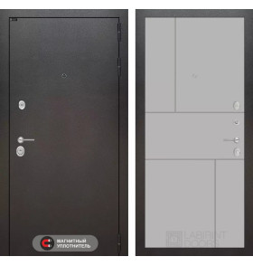 Входная дверь SILVER 21 - Грей софт