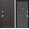 Входная дверь URBAN 11 - Графит софт | Стильная декоративная MDF панель 10 мм с наличником, цвет 
