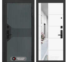 Входная дверь Смартлаб с Зеркалом 19 - Белый софт