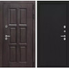 Входная дверь Лондон 29 - Черный кварц | Влагостойкая MDF панель 16 мм с наличниками, цвет Винорит 