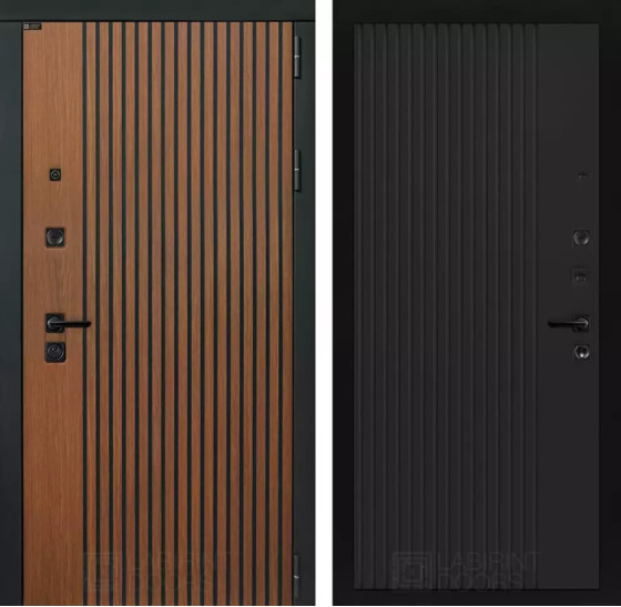 Входная дверь STORM 29 - Черный кварц | Декоративная МДФ панель 10 мм в цвете 