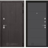 Входная дверь URBAN 13 - Графит софт | Стильная декоративная MDF панель 10 мм с наличником, цвет 