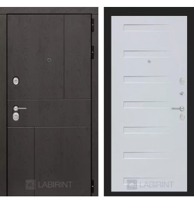 Входная дверь URBAN 14 - Дуб кантри белый горизонтальный