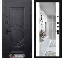 Входная дверь GRAND с Зеркалом Максимум - Белый софт