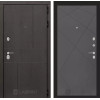 Входная дверь URBAN 24 - Графит софт | Стильная декоративная MDF панель 10 мм с наличником, цвет 