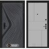 Входная дверь LEOLAB 21 - Грей софт | Фрезерованная МДФ панель 10 мм, цвет 