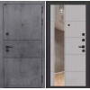 Входная дверь INFINITY с Зеркалом 19 - Грей софт | Современная MDF панель 10 мм с наличником, цвет 