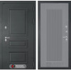 Входная дверь Атлантик 30 - Серый рельеф софт