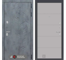 Входная дверь Бетон 13 - Грей софт