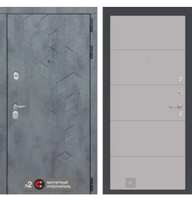 Входная дверь Бетон 13 - Грей софт
