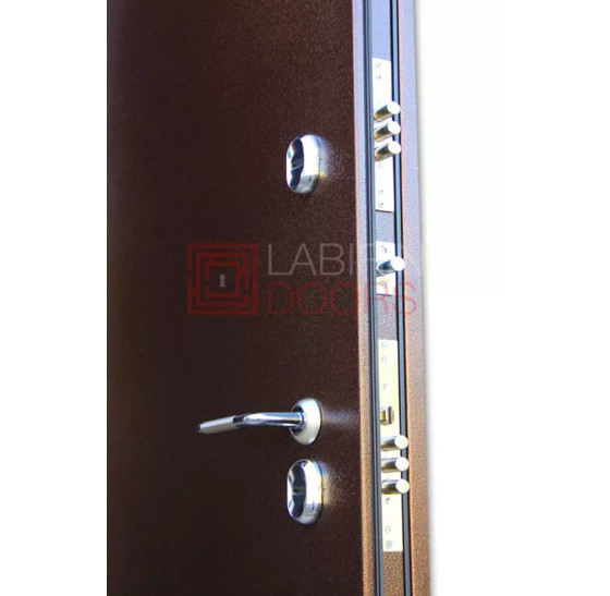 Входная дверь Термо Магнит 30 - Серый рельеф софт | Металл с 2-х слойным покрытием. 1 слой - цинкосодержащий грунт, 2 слой - покраска 