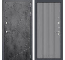 Входная дверь LOFT 29 - Серый рельеф софт