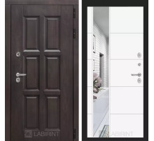 Входная дверь Лондон с зеркалом 19 - Белый софт