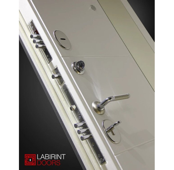 Входная дверь Платинум 03 - Орех бренди | Декоративная MDF панель 16 мм с наличником, цвет 