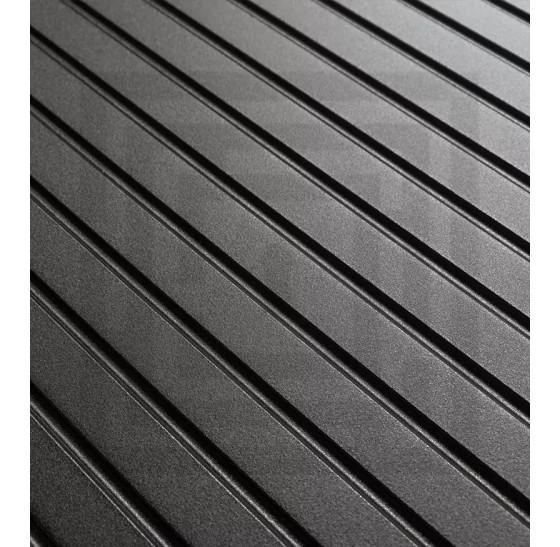 Входная дверь PIANO 30 - Белый рельеф софт | Декоративная MDF панель 10 мм с наличниками, цвет 