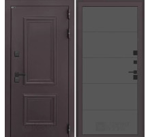 Входная дверь Полярис лайт 13 - Графит софт