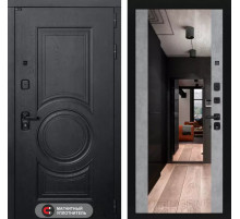 Входная дверь GRAND с Зеркалом Максимум - Бетон светлый